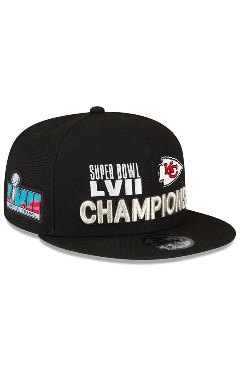New Era Men's New Era  Black Kansas City Chiefs Super Bowl LVII Champions Parade 9FIFTY Snapback Hat, Main, color, 