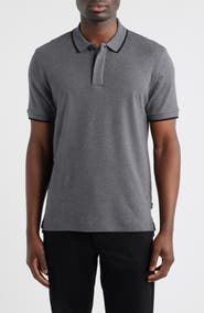 BOSS Parlay Tipped Cotton Polo