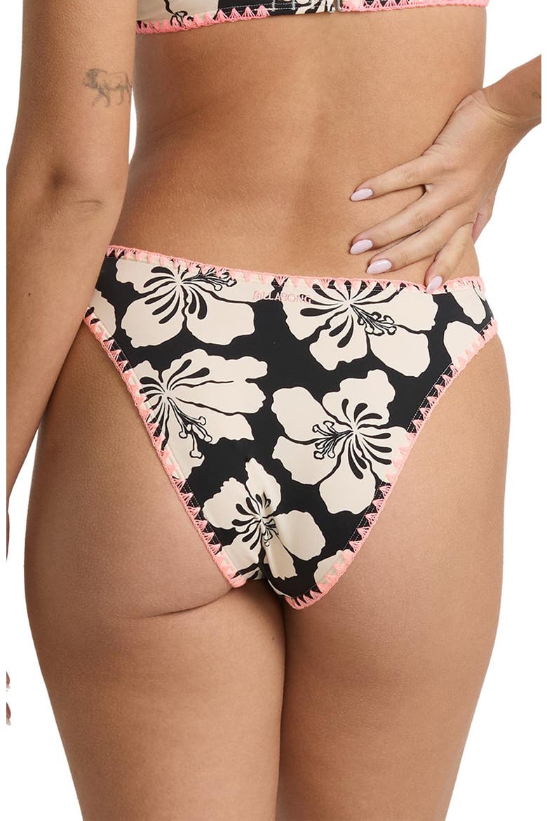 Holiday Moon Hike High Leg Bikini Bottoms, Alternate, color, BLACK PEBBLE