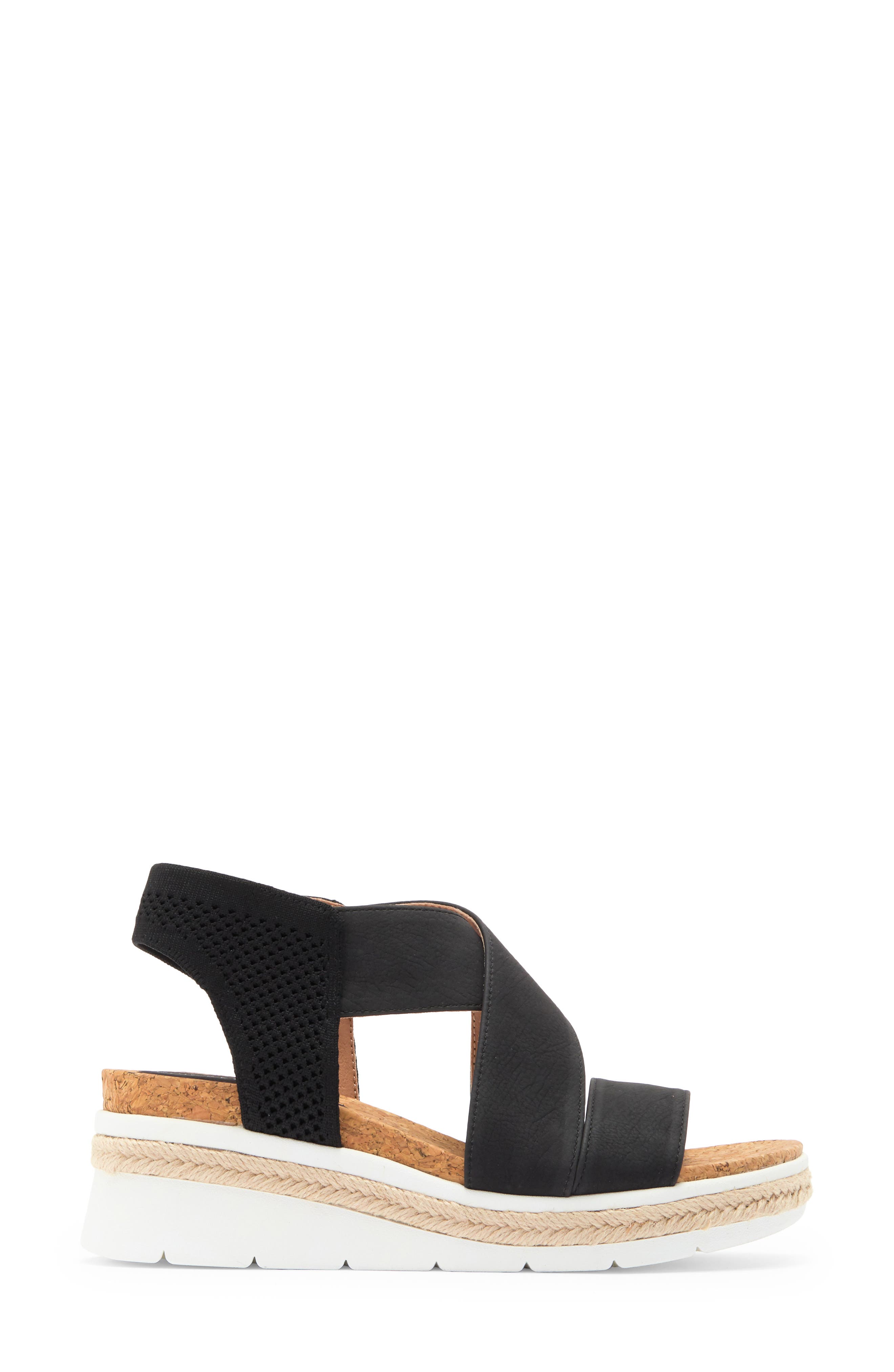 Adrienne Vittadini Carri Platform Wedge Sandal, Alternate, color, 