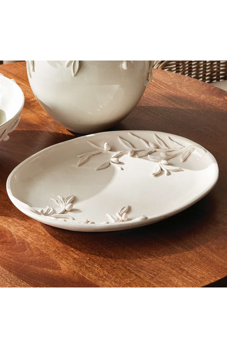 Napa Home & Garden Olivella Decorative Tray, Alternate, color, White