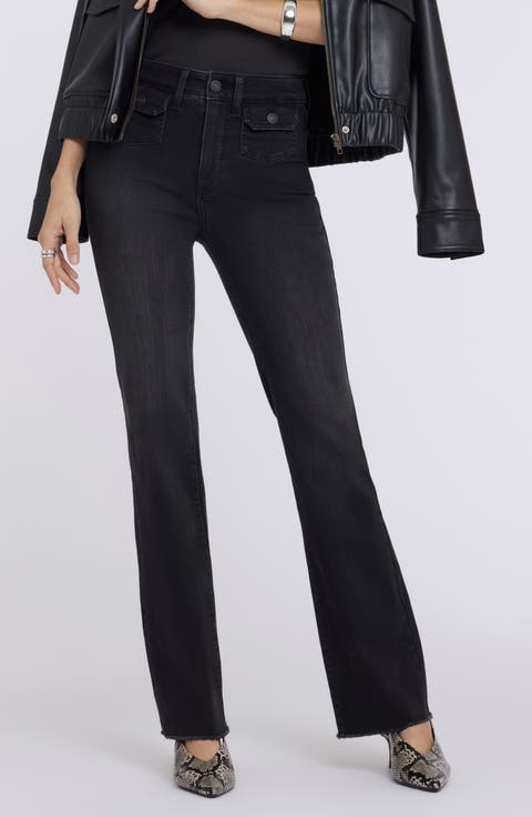 Barbara Flap Pocket Bootcut Jeans