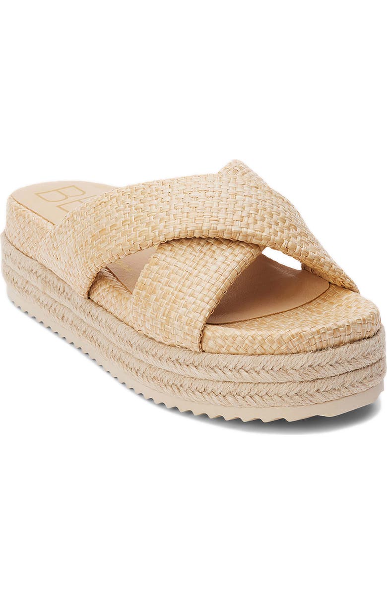 BEACH BY MATISSE Hali Platform Sandal, Main, color, Natural