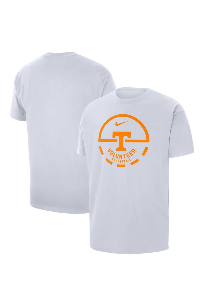 Men's Nike White Tennessee Volunteers Free Throw Basketball T-Shirt, Alternate, color, White