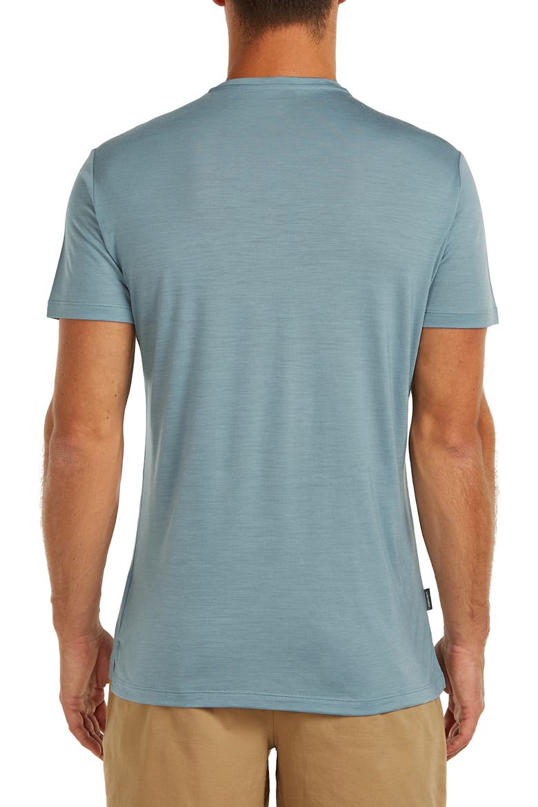 Merino 125 Cool-Lite™ Sphere T-Shirt, Alternate, color, FLINT BLUE