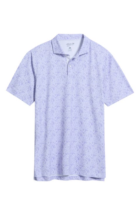 Pompano Flower Performance Polo