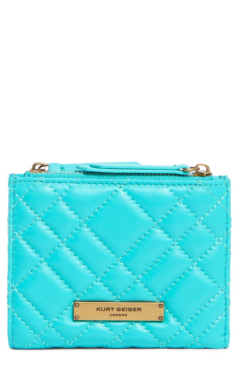 Kurt Geiger London Quilted Bifold Wallet, Main, color,