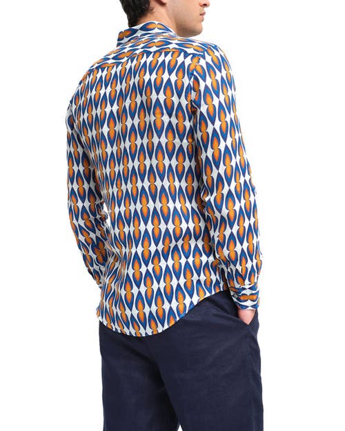 Peninsula Swimwear Levante Linen Shirt In Multi