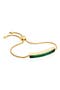 selected Yellow Gold/ Green Onyx
