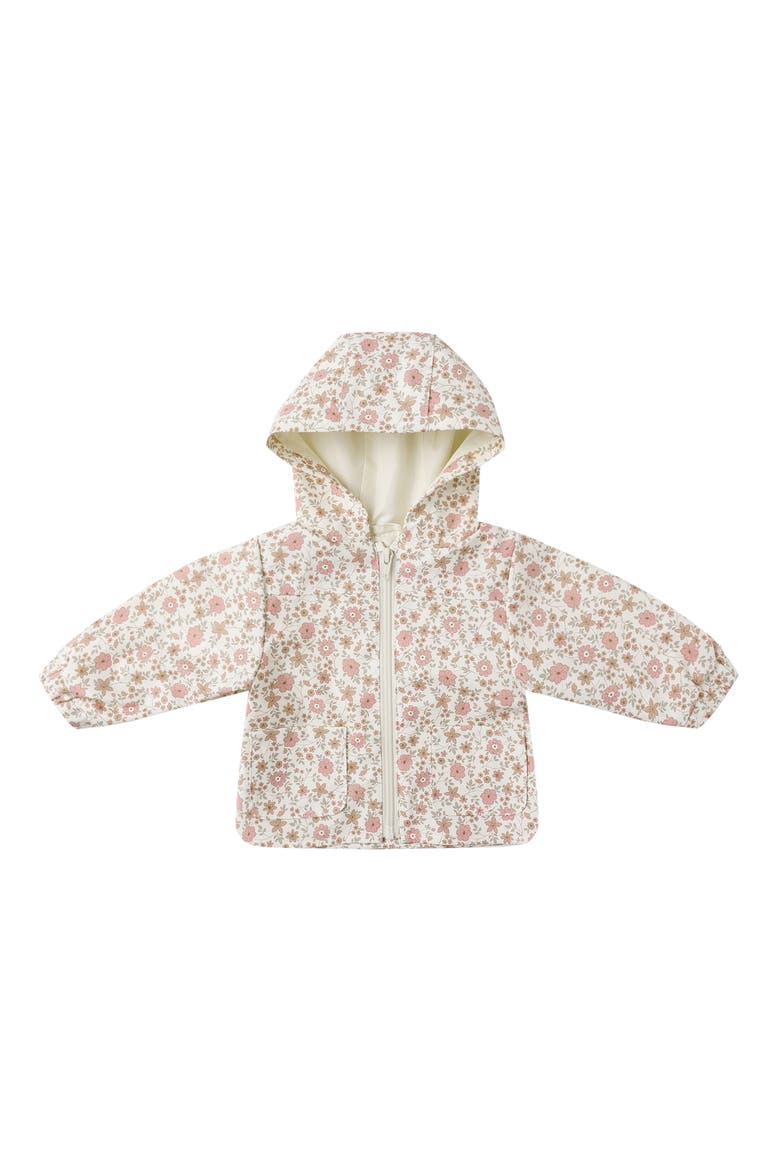 Bloom Hooded Raincoat, Main, color, IVORY