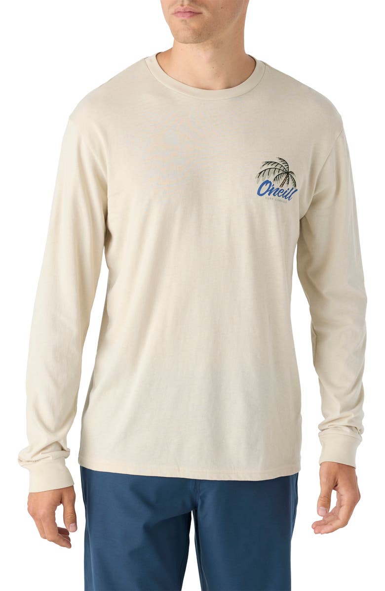 O'Neill Tilt Long Sleeve Cotton Graphic T-Shirt, Main, color,