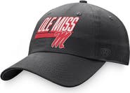 TOP OF THE WORLD Men's Top of the World Charcoal Ole Miss Rebels Slice Adjustable Hat