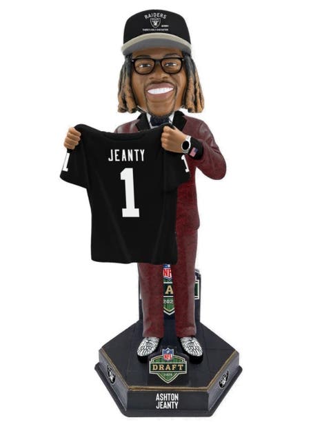 Ashton Jeanty (Las Vegas Raiders) 2025 NFL Draft Pick Bobblehead