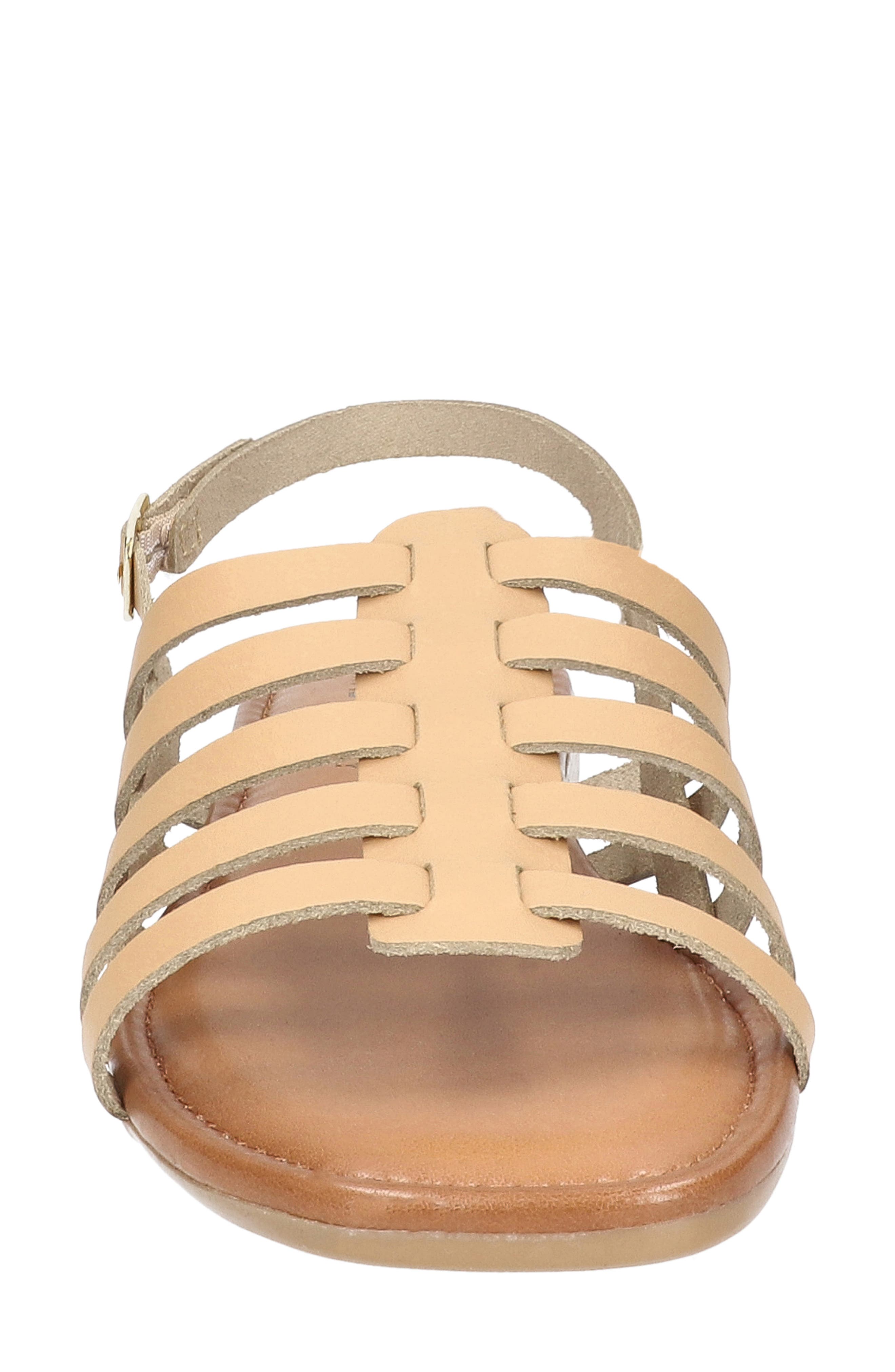 Uma-Italy Cage Sandal, Alternate, color, BEIGE LEATHER