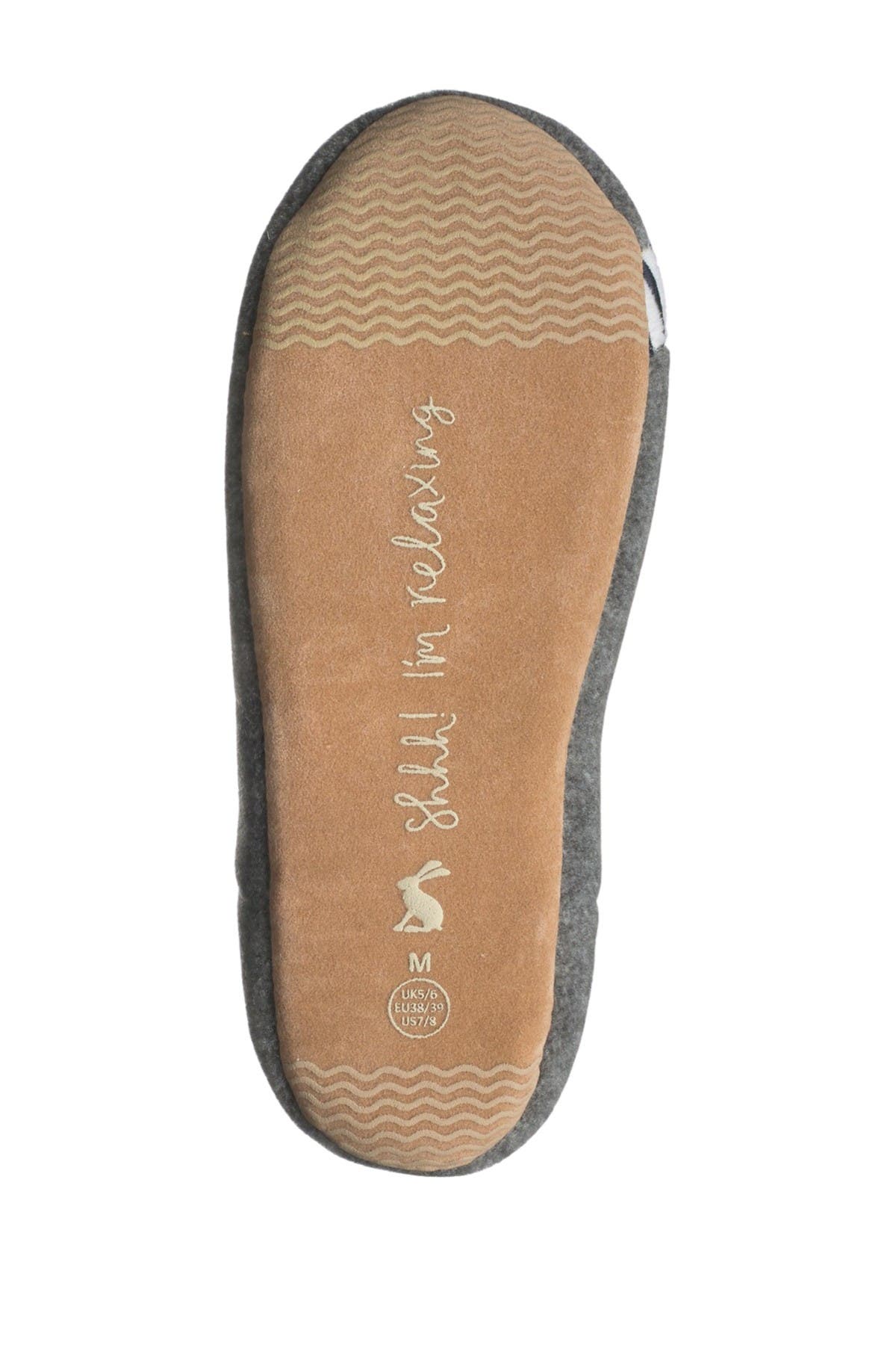 Slippet Faux Fur Lined Slipper, Alternate, color, GREYDOG
