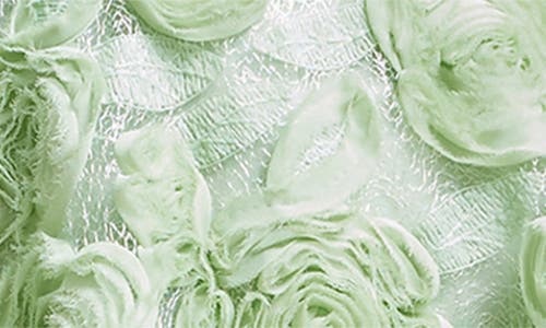 DRESS THE POPULATION DRESS THE POPULATION BRIELLA ROSETTE STRAPLESS FIT & FLARE DRESS