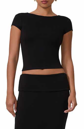 AFRM Lola Open Back Crop Top