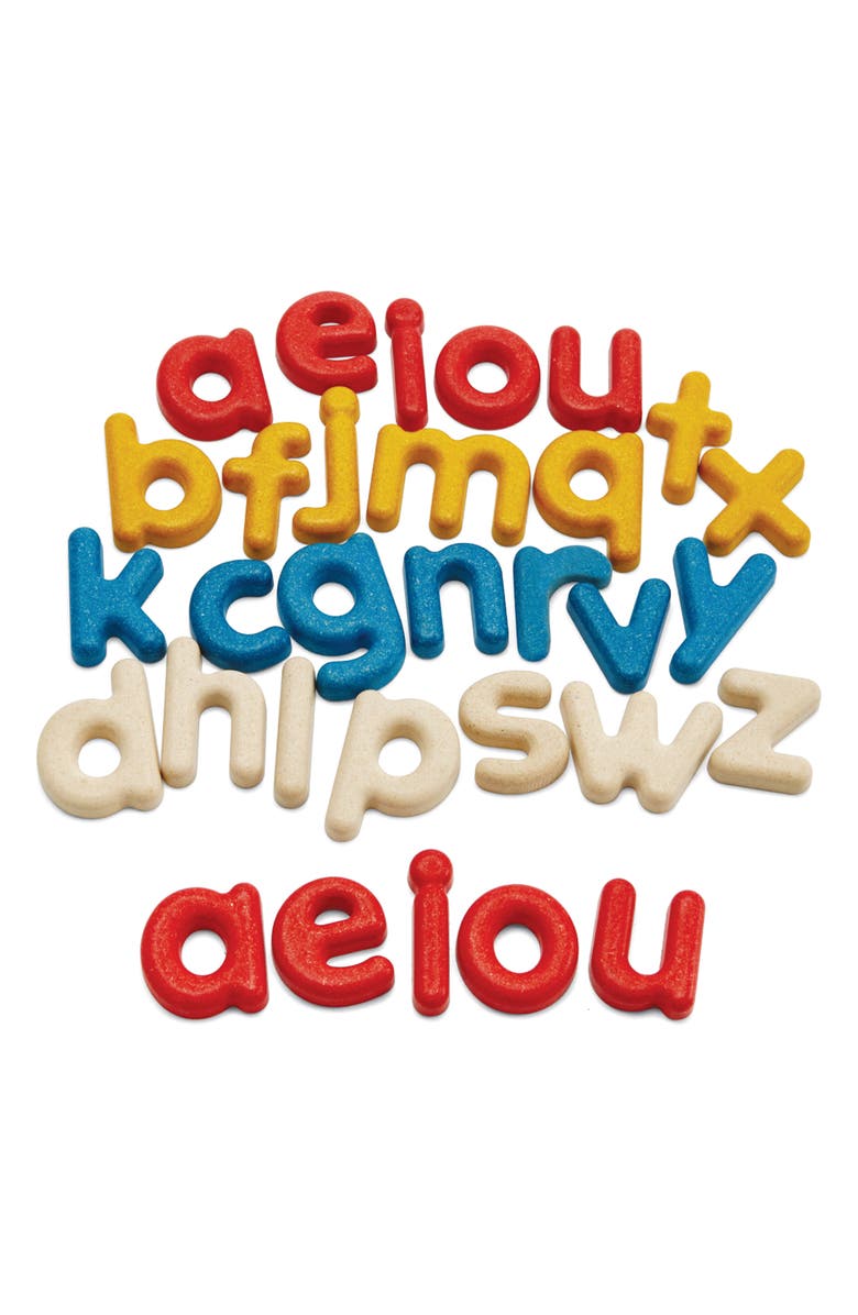 PlanToys<sup>®</sup> Lowercase Alphabet Playset, Alternate, color, Assorted