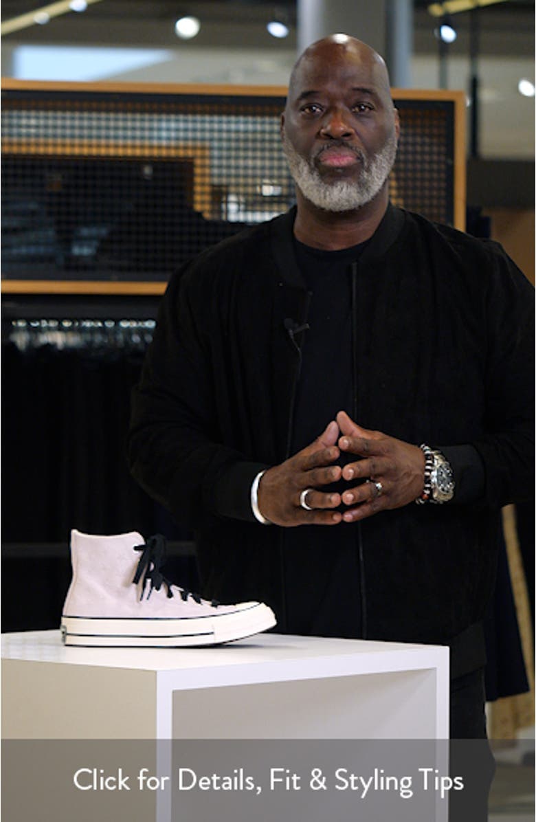 Gender Inclusive Chuck 70 Stars Suede High Top Sneaker, sales video thumbnail