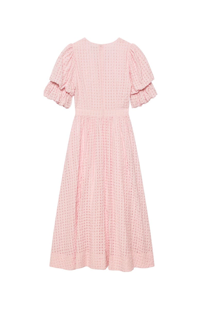 MINT VELVET Checked Midi Dress, Alternate, color, Pink