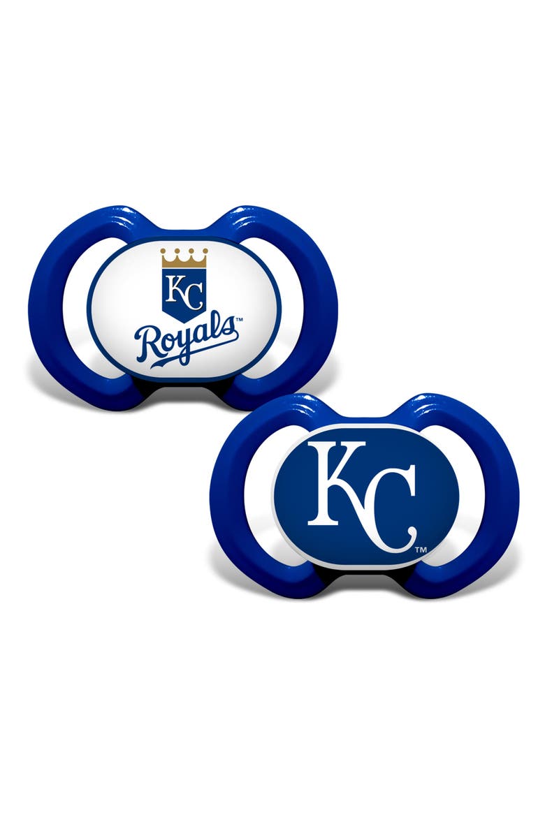 Kansas City Royals Pacifier 2-Pack, Main, color, Multicolor