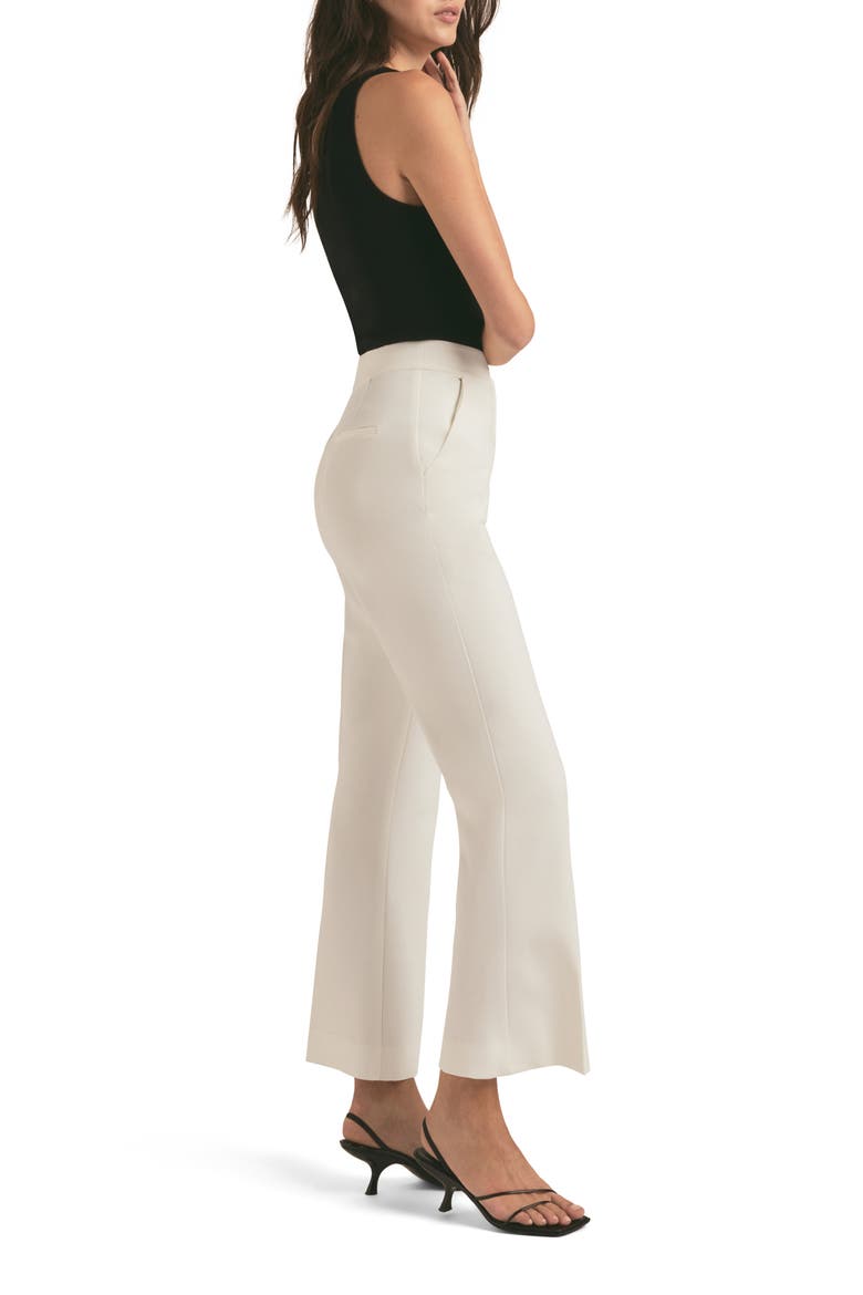 The Phoebe Crop Flare Pants, Alternate, color, IVORY