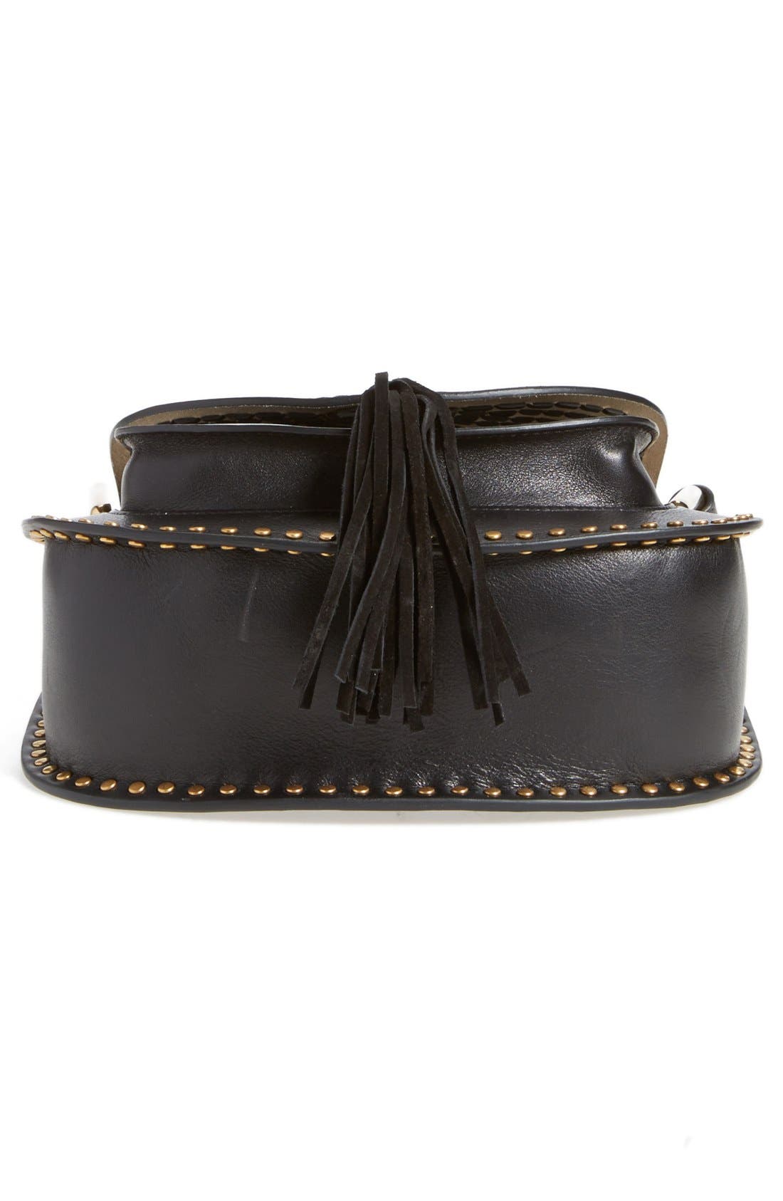 Chloé 'Small Hudson' Studded Calfskin Leather Crossbody Bag, Alternate, color, 