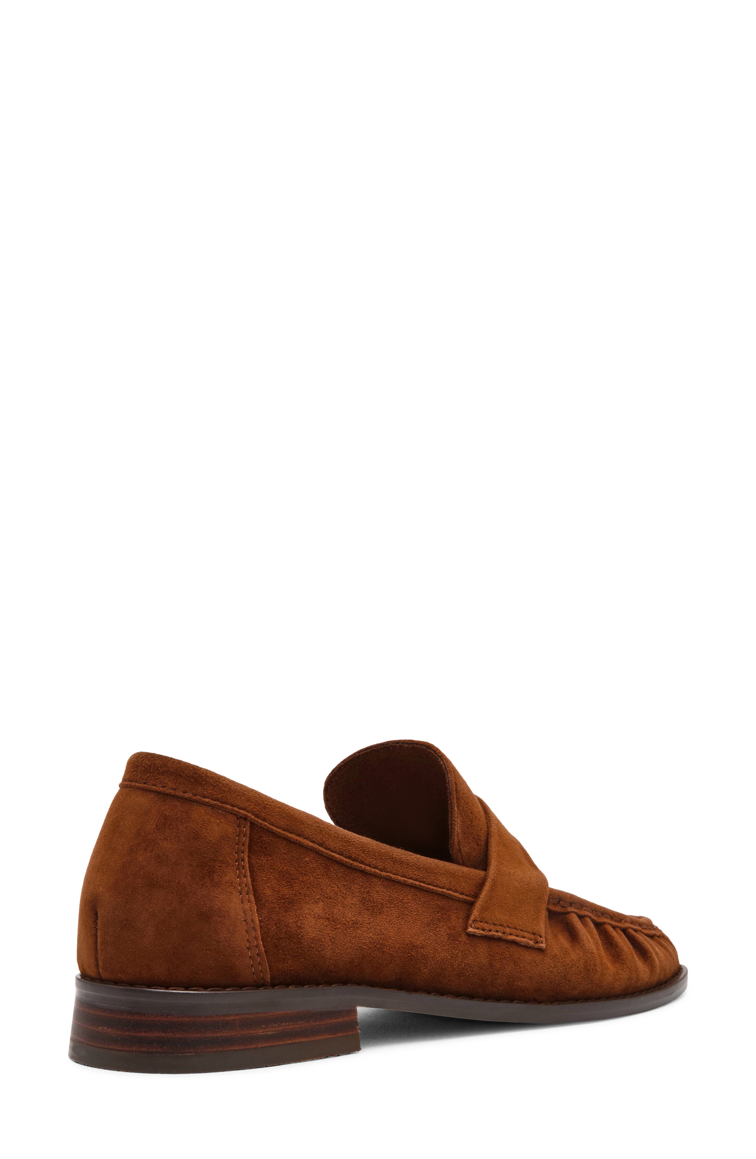 Ronie Leather Loafer, Alternate, color, UMBER SUEDE