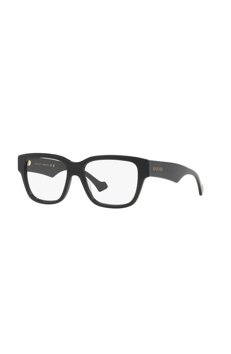 Gucci 55mm Square optical glasses, Main, color, Black