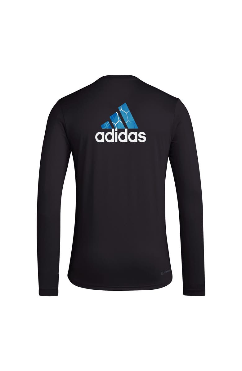 adidas Men's adidas Black San Jose Earthquakes Local Pop AEROREADY Long Sleeve T-Shirt, Alternate, color, 