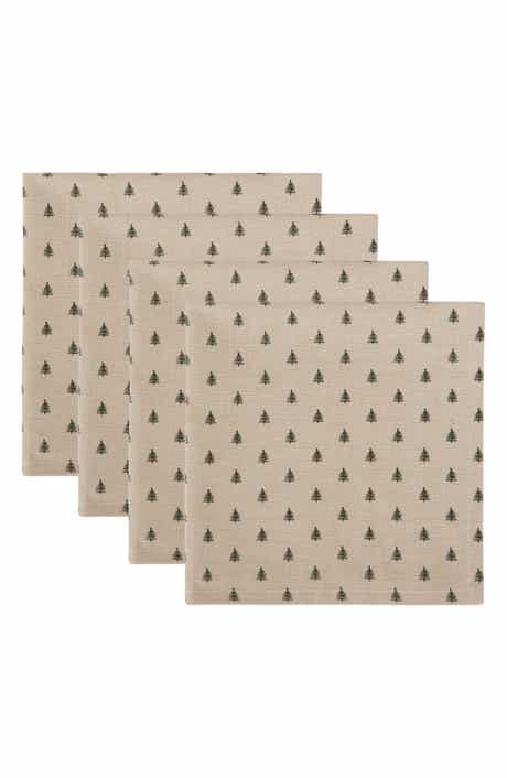 Design Imports Tree Dots 4-Piece Napkin Set