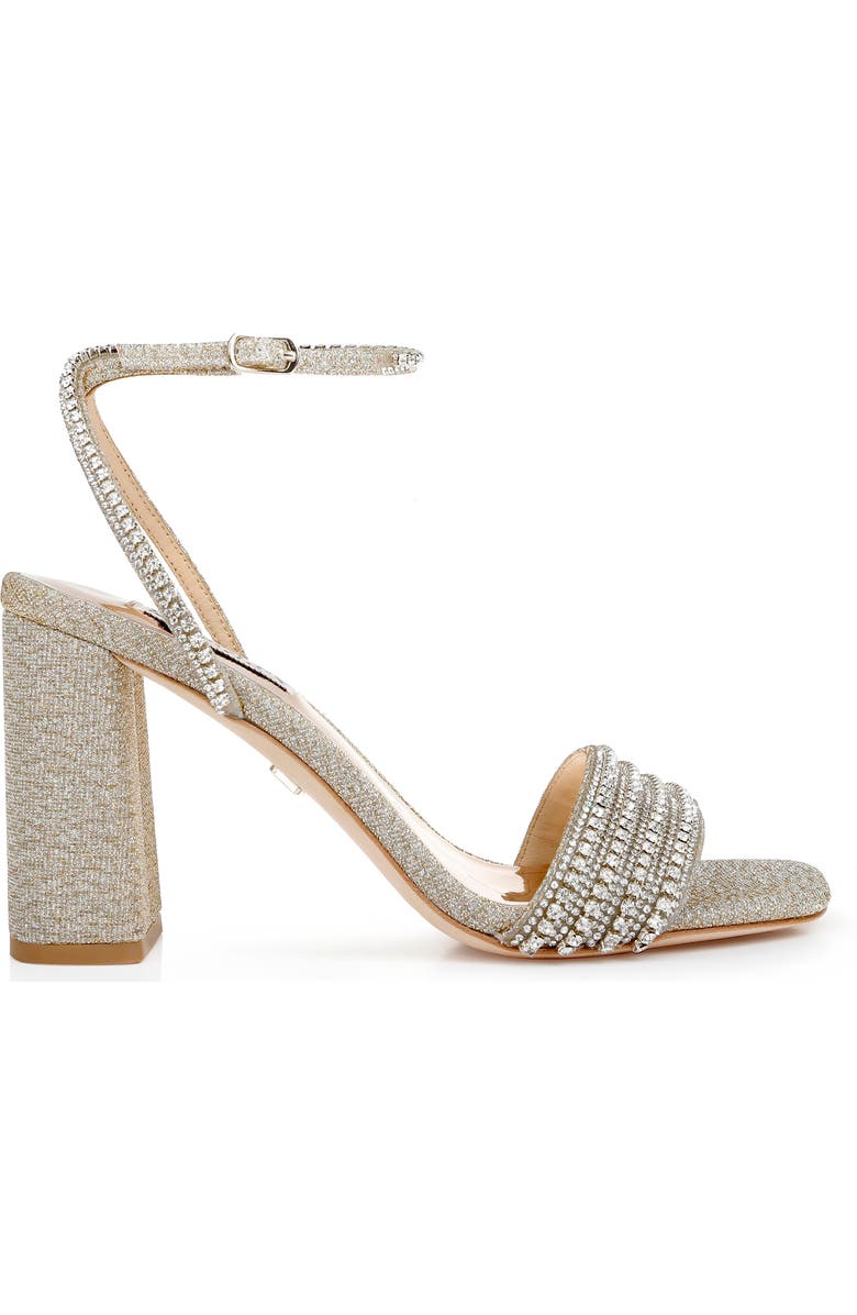 Badgley Mischka Collection Becca Sandal, Alternate, color, Platino
