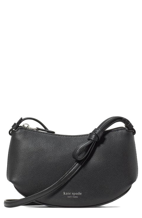 loop pebble leather crossbody bag