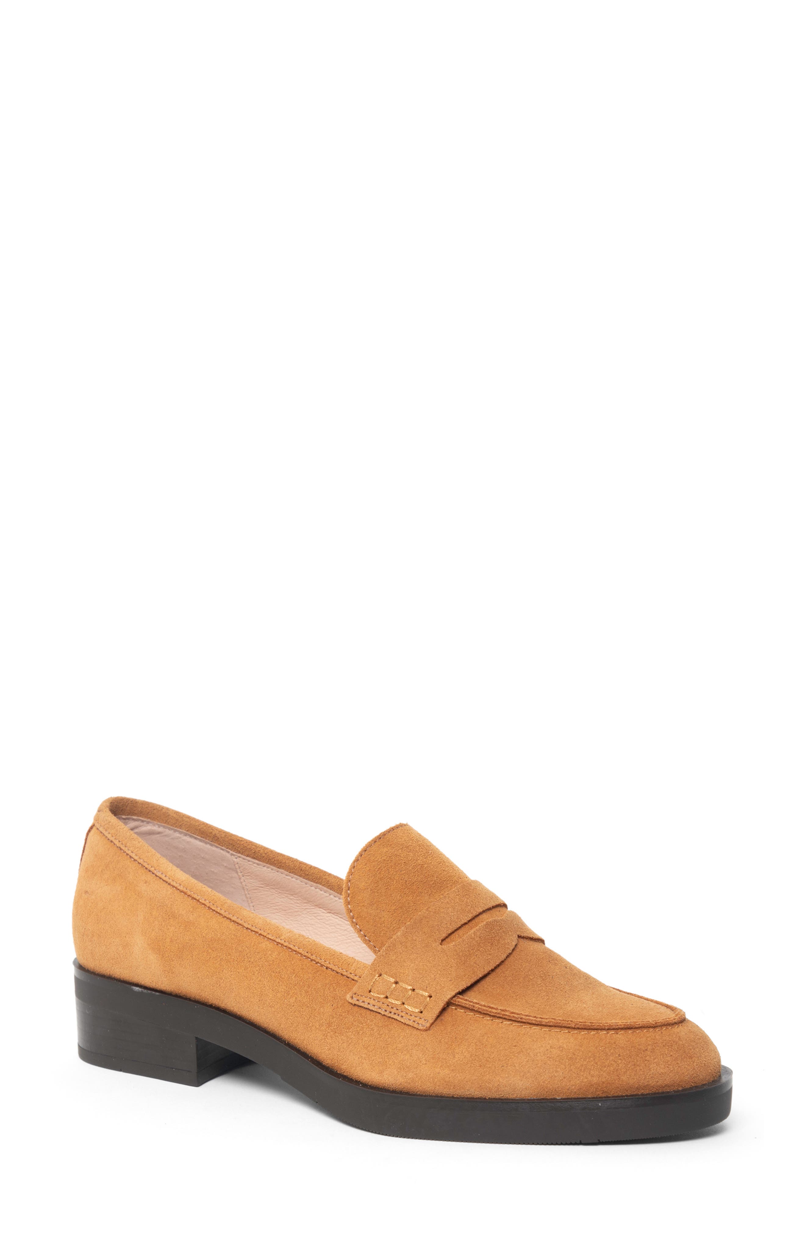 Vivienne Penny Loafer, Main, color, TAN SUEDE