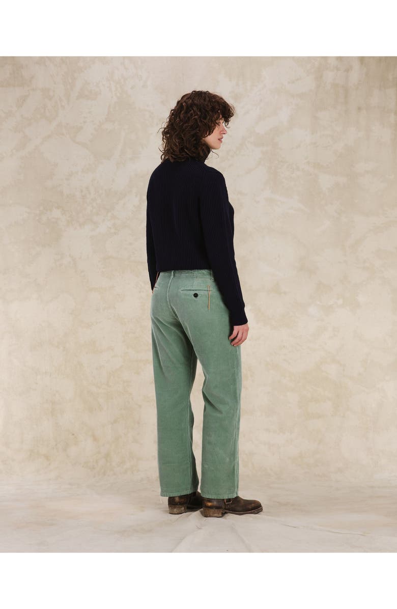 Fortela Chino Corduroy Trousers, Alternate, color, Light Green