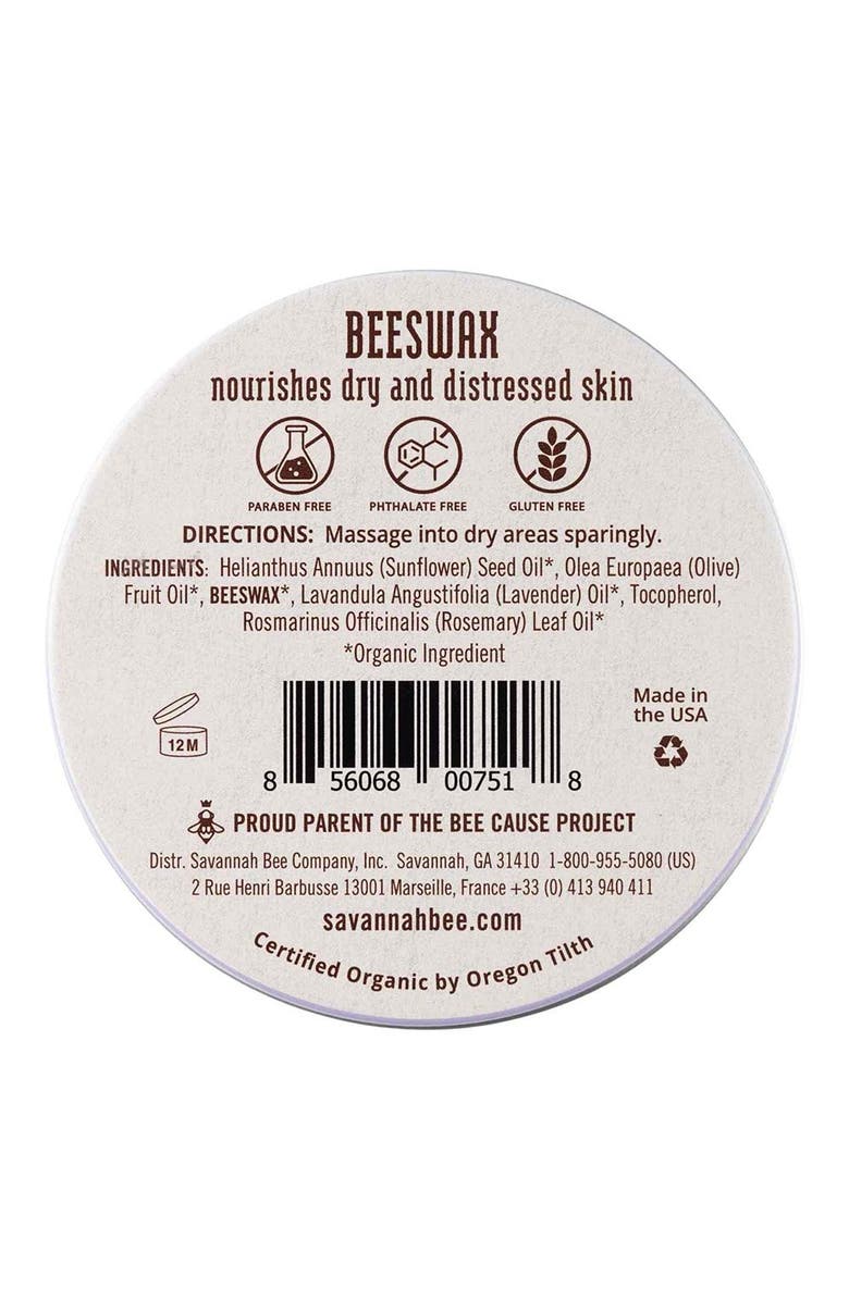 SAVANNAH BEE COMPANY Beeswax Salve, Alternate, color, 