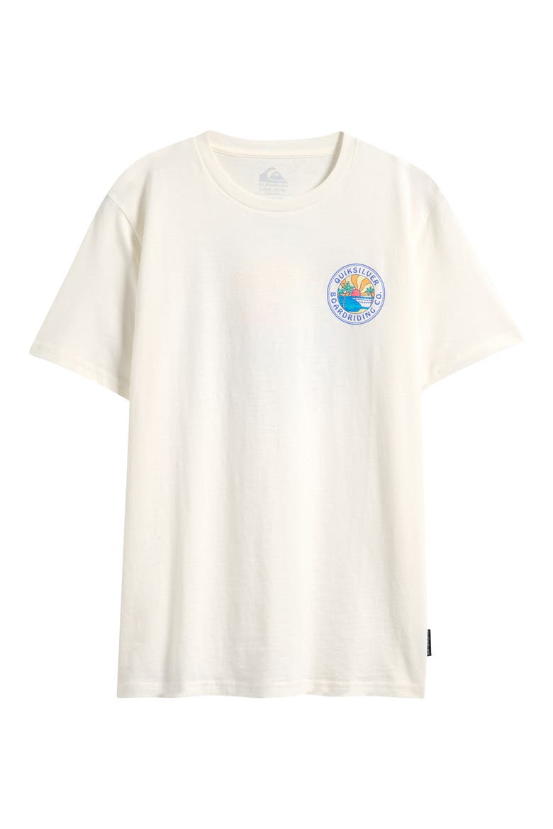 Kids' Surf Circle Graphic T-Shirt, Main, color, OFF WHITE