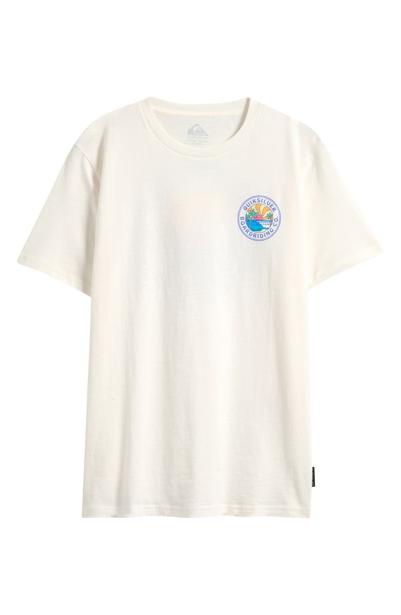 Quiksilver Kids' Surf Circle Graphic T-Shirt, Main, color, Off White
