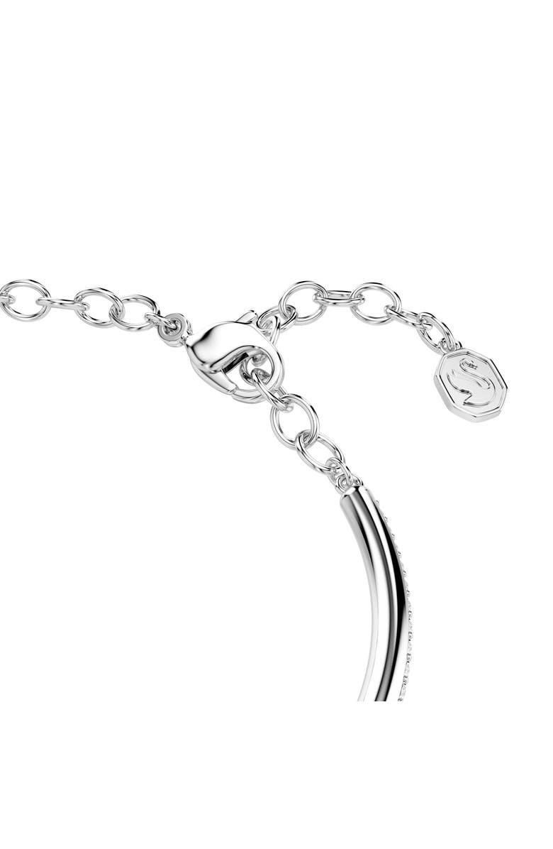 Swarovski Dextera Pavé Crystal Bracelet, Alternate, color, Silver