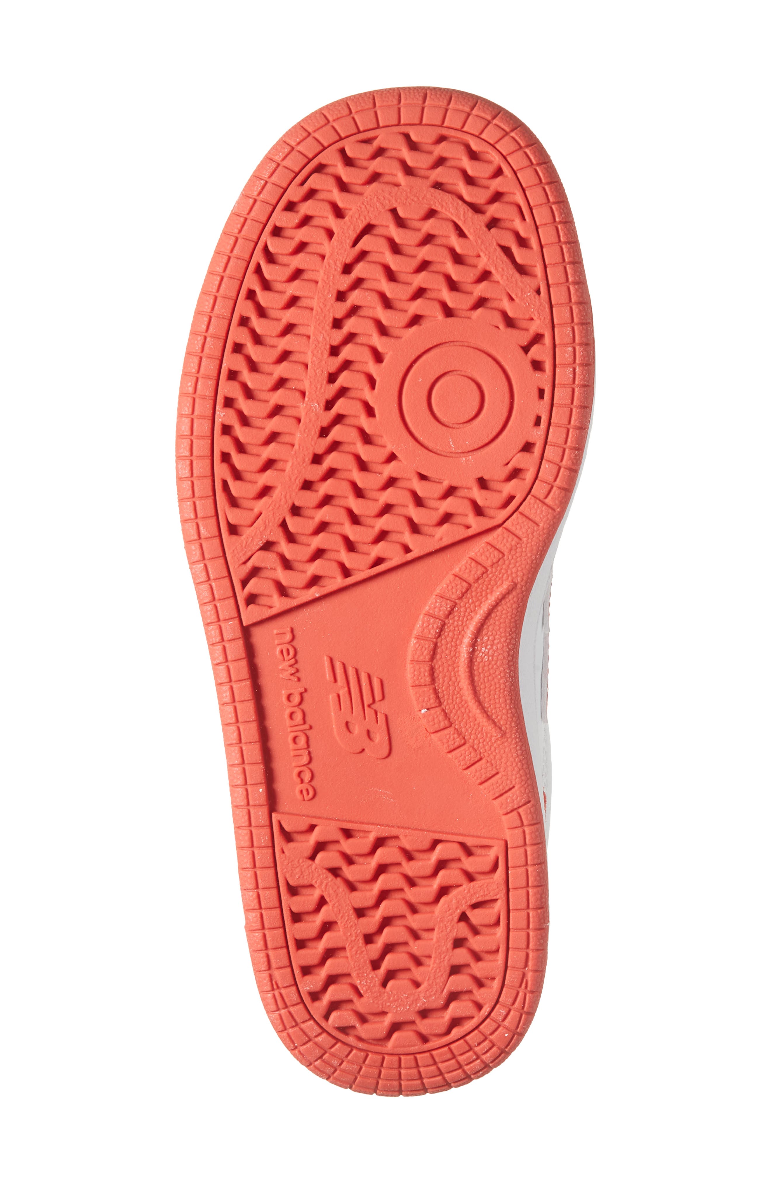 New Balance Kids' BB80 Sneaker, Alternate, color, White/ True Red