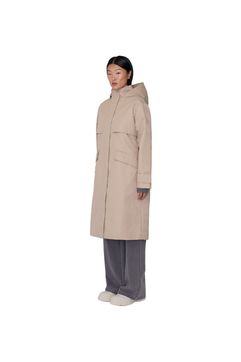 MARINA | Hooded 3-in-1 Trench Coat, Alternate, color, Sand Beige