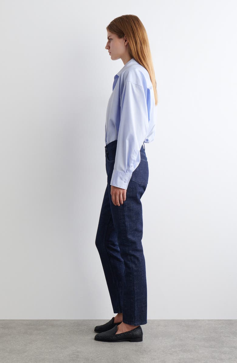 COS Flute Slim Fit Jeans, Alternate, color, Blue Dark