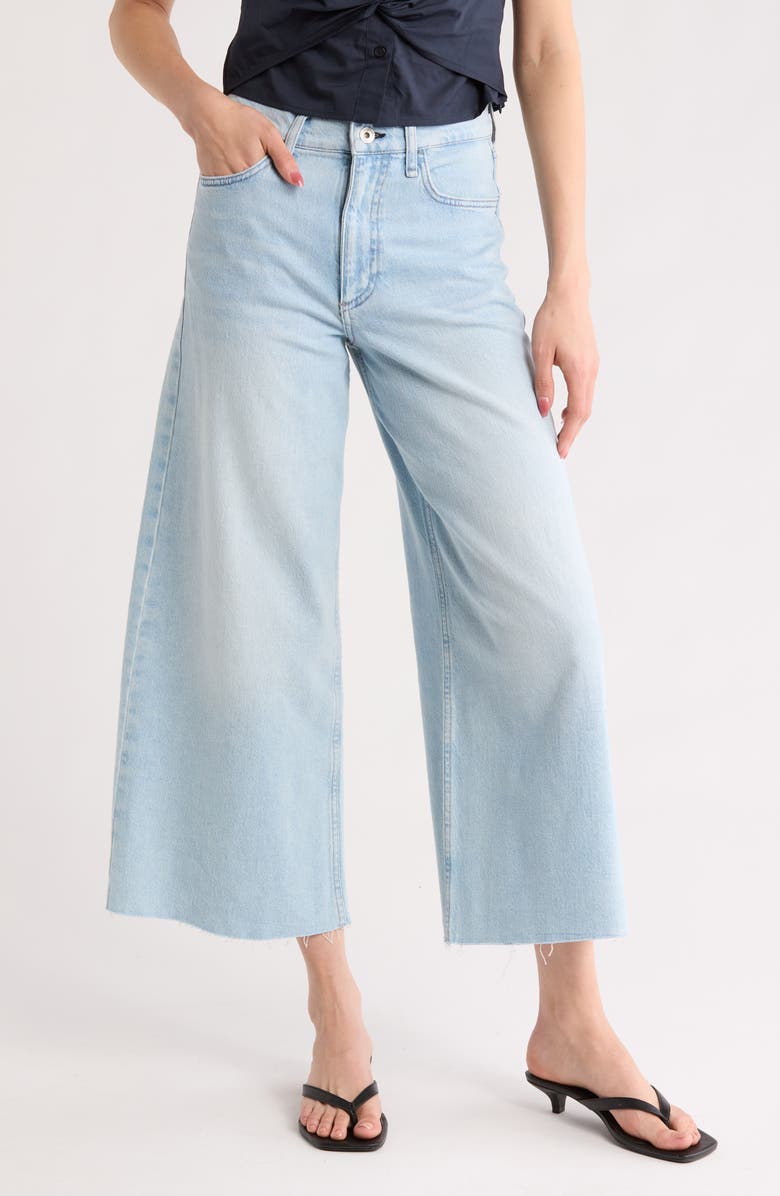 rag & bone Serena Crop Wide Leg Jeans, Main, color, Wyncote