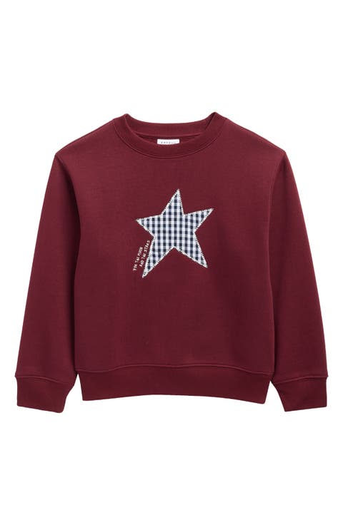 Kids' Adventure Star Appliqué Graphic Sweatshirt (Little Kid & Big Kid)