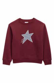 Kids' Adventure Star Appliqué Graphic Sweatshirt