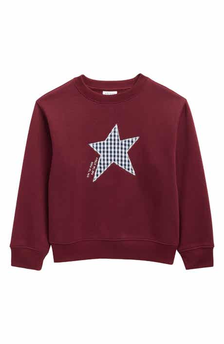 Kids' Adventure Star Appliqué Graphic Sweatshirt