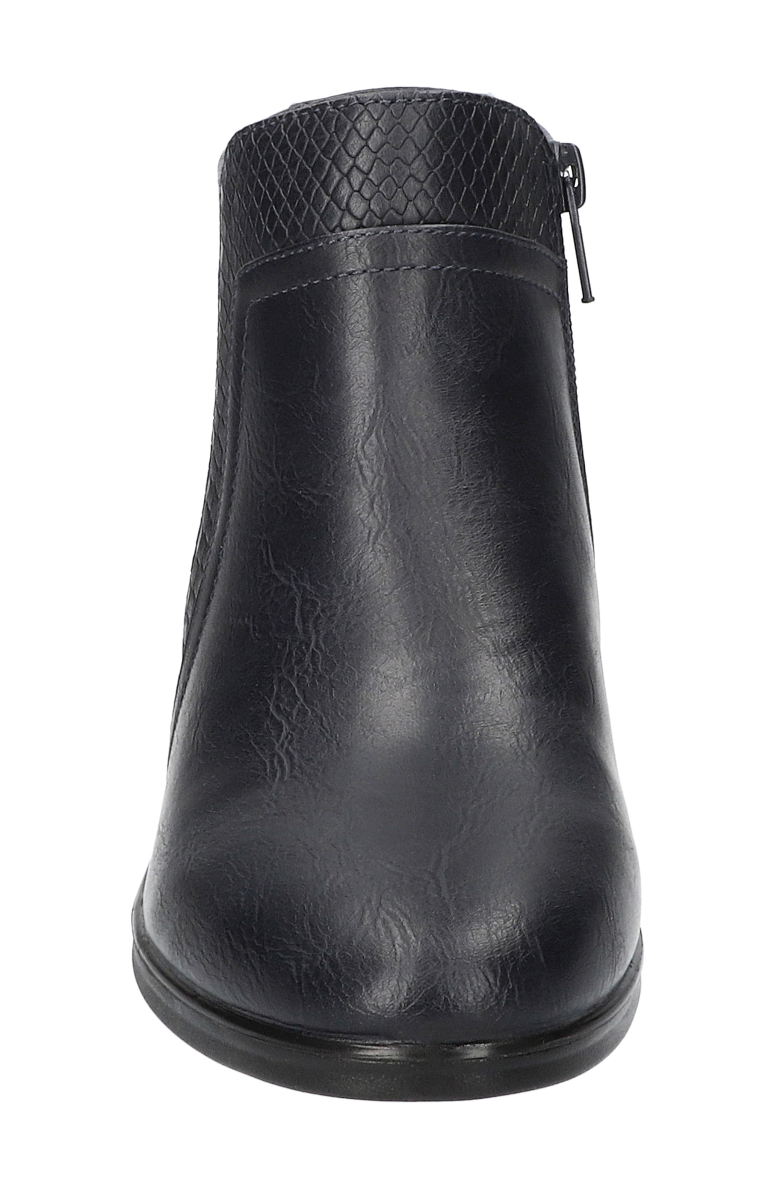 EASY STREET Langley Bootie, Alternate, color, Navy-Snake