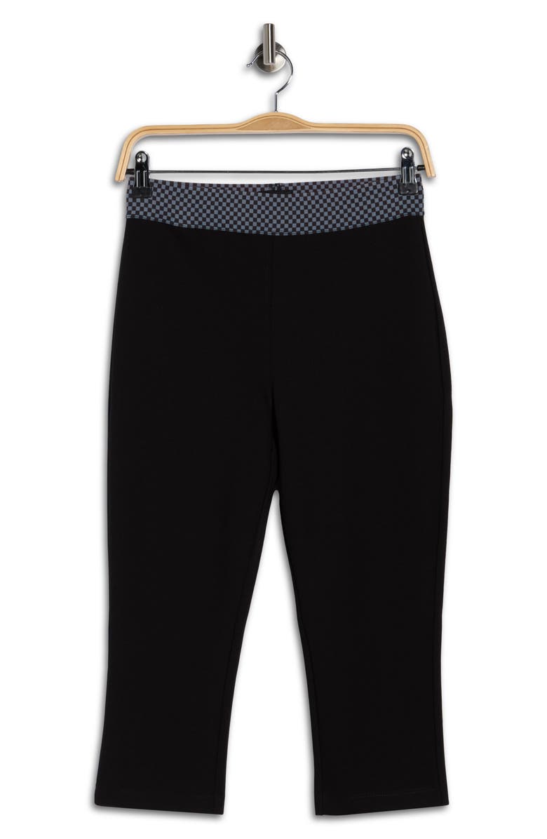 MOTHER The Single Speed Bunny Crop Leggings, Alternate, color, Smooth Operator Check It