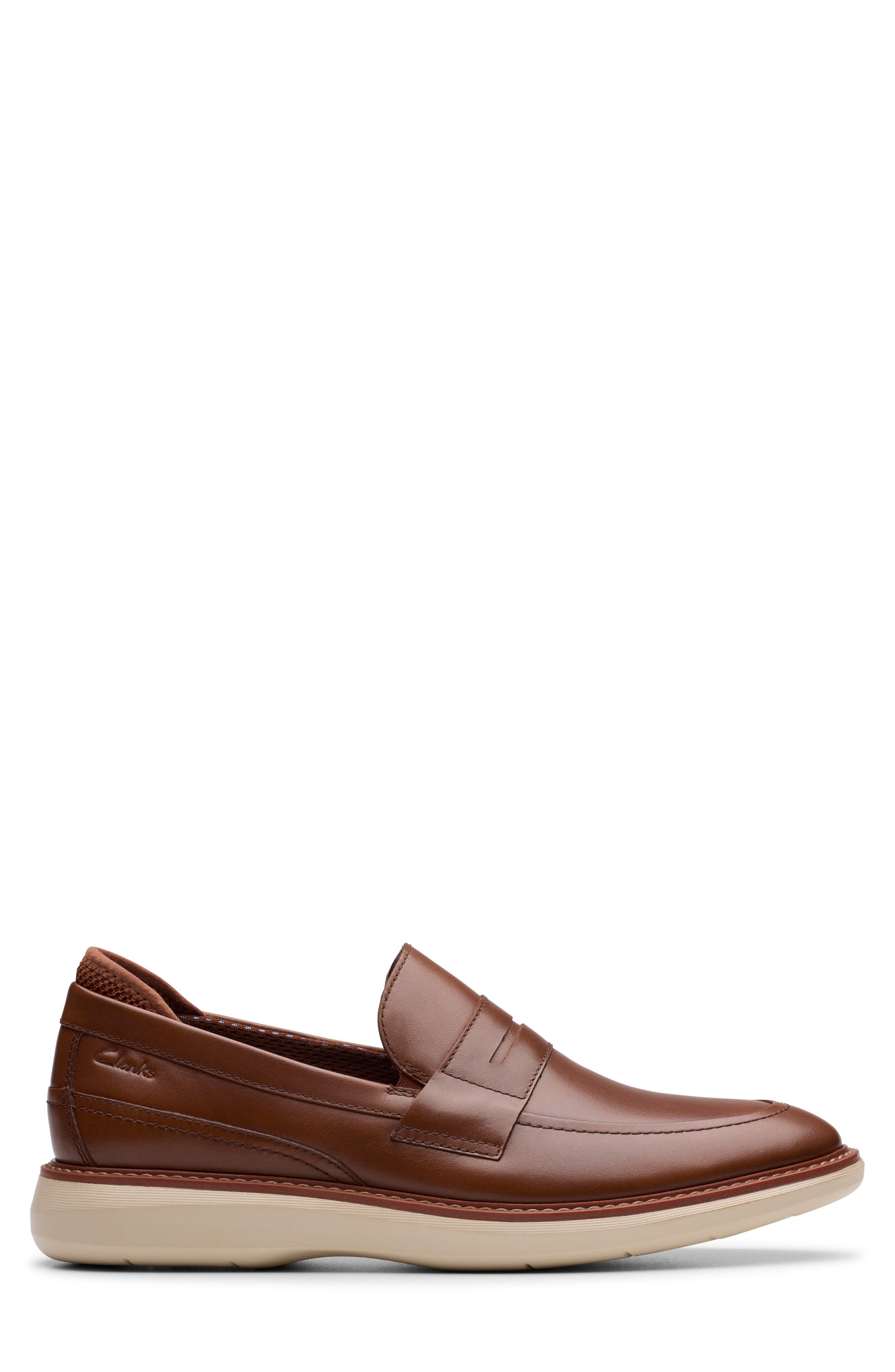 Clarks<sup>®</sup> Brantin Loafer, Alternate, color, Tan Leather