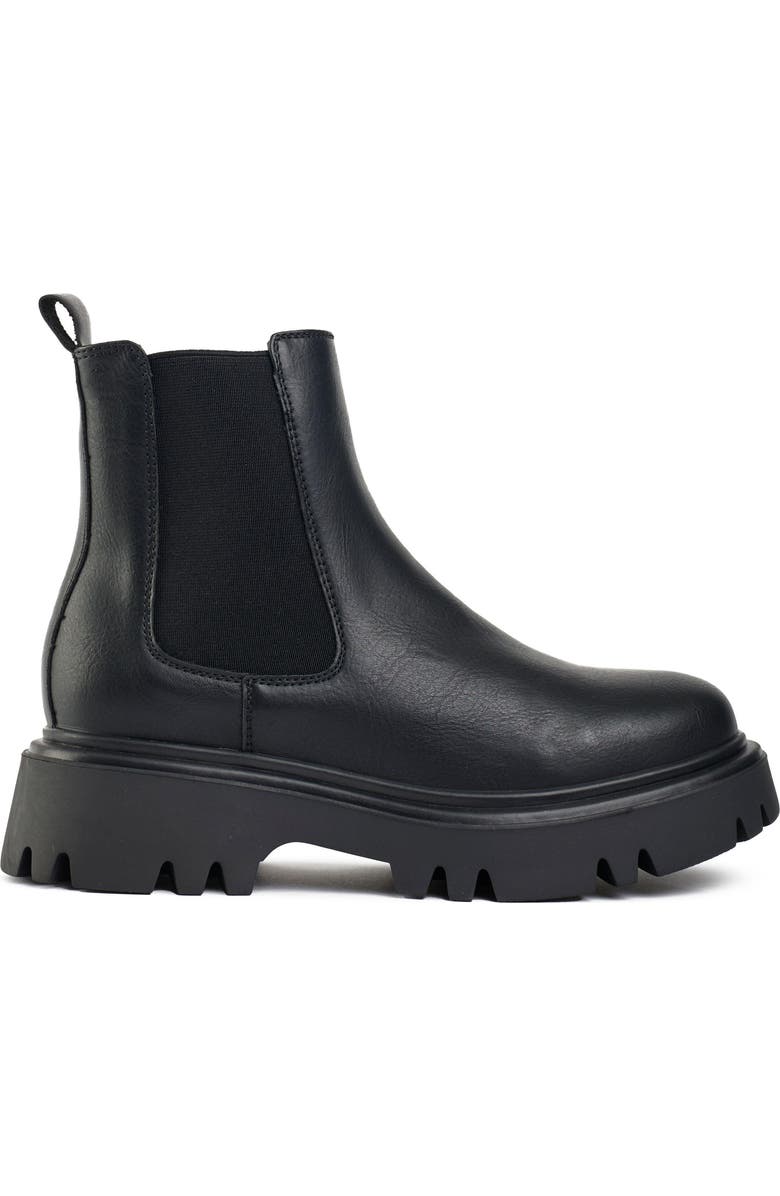 V.GAN LONDON Vegan Russ Chelsea Boots, Main, color, Black